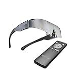 3D-VR-Brille, WLAN-HDMI-Video-Smart-Brille, großer Bildschirm, Ultraleicht, dünn, faltbar, Heimspiele, Motive, Bluetooth-Brille (Color : Version 256GB)
