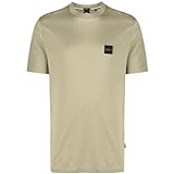 BOSS Hugo Tilburt 278 T-Shirt Baumwolle gummiert Logo Khaki, khaki, XXL