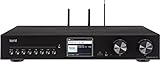 Imperial DABMAN i560 CD - HiFi Anlage mit Verstärker und CD Player - Internetradio/Digitalradio (DAB+ / DAB/UKW/WLAN/LAN, HDMI ARC, Bluetooth senden und empfangen, Streaming Dienste) schw