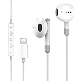 Apple Earbuds Wired [MFi Certified] Apple iPhone Kopfhörer (integriertes Mikrofon + Lautstärkeregler) In-Ear-Kopfhörer mit Geräuschunterdrückung für iPhone 14/13/13 Pro/12/12 Pro/11/11 Pro/X/XR/8/8