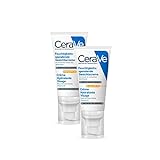 CeraVe Feuchtigkeitsspendende Gesichtscreme mit LSF 30: hydratisierende Tagescreme mit Lichtschutz für normale bis trockene Haut, 2 x 52