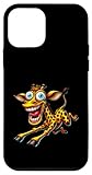 Hülle für iPhone 12 mini Crazy Giraffe Comic Stil lustiges Tier M