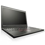 Lenovo ThinkPad T550 15,6 Zoll 1920x1080 Full HD Intel Core i5 256GB SSD Festplatte 8GB Speicher Windows 10 Pro Webcam Notebook Laptop (Generalüberholt)