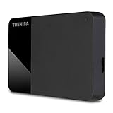 Toshiba 4TB Canvio Ready - tragbare externe 2,5-Zoll-Festplatte mit SuperSpeed USB 3.2 Gen 1, kompatibel mit Microsoft Windows 7, 8 und 10, schwarz (HDTB410EK3AA)