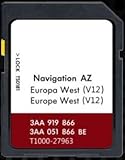 SD Karte Navigation GPS Europa West 2020 V12 kompatibel mit RNS 315