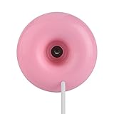 Zerone Tragbare Donuts Luftbefeuchter, Float auf Wasser USB Aroma Diffusor Mini Luftbefeuchter für Baby Schlafzimmer Büro Gym und Mehr(Rosa)