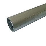 B&T Metall Stahl Rundrohr verzinkt, Ø 60,3 x 2,0 mm (2'), Länge ca. 2,0m | Konstruktionsrohr ST 37, feuerverzinkt, H