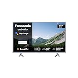 Panasonic TX-32MSW504S, 32 Zoll HD LED Smart 2023 TV, Android TV, Surround Sound, Google Assistant, Chromecast, Bright Panel, HD Color Engine, Silb