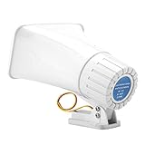 Horn Alarm Sirene, 150 dB DC 12 V Dual Tone Wired Horn Sirene Lautsprecher Alarmanlage Warnung Sicherheitssystem Einbruchalarm für Home Security