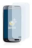 BROTECT 2x Entspiegelungs-Schutzfolie kompatibel mit Samsung Galaxy S4 Mini Dual I9192 Matte Displayschutz-Folie, Anti-Reflex, Anti-Fingerp