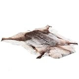 FINNWERK Rentierfell, Premium Qualität (aus Finnland, ca. 120cm x 90cm, Naturprodukt, echtes Fell)