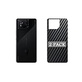 Vaxson 2 Stück Rückseite Schutzfolie, kompatibel mit ASUS ROG Phone 8 Pro, Schwarz Backcover Skin Cover Haut [Nicht Displayschutzfolie ]