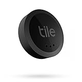 Tile Sticker (2022) Bluetooth Schlüsselfinder, 1er Pack, 45m Reichweite, inkl. Community Suchfunktion, iOS und Android App, kompatibel mit Alexa und Google Home, schw