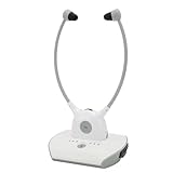 Jectse Kabellose TV-Ohrhörer-Kopfhörer, Kabellose Kopfhörer für das Fernsehen für Senioren und Schwerhörige, L/R-Balance-Lautstärkeregelung, 3,5-mm-/Cinch-Gerät, Kabelloser Kopfhö