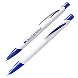 500 blaue Kugelschreiber Lena Werbekugelschreiber mit Druck Fotodruck 4-farbig