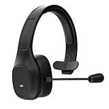 Xptieeck Kabellose Bluetooth 5.0-Kopfhörer, Geräuschunterdrückung, Dual-Modus-Kopfhörer für Handys, Trucker, Zuhause, Arbeit, Büro, einfach zu b