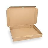 25 Maxibriefkarton von Hairlich | Karton | Falttasche | Karton zum verschicken | Büchersendung | Braun | Versand Post Tasche | Faltschachtel | DHL Warensendung | 350x250x50