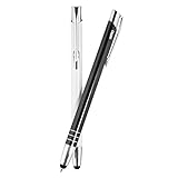 Wpro Toccara - Kugelschreiber & Eingabe-Stift 2in1 2-Stück Set - Smartphone & Tablet dünne 3D Touch-screen Stylus-Pen Spitze Mix