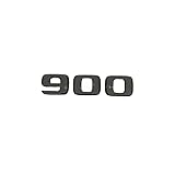 MIANXIAORUN Glänzende Schwarze Buchstaben 550G 4X4 850 550 D35 B40 D6S B63 Emblem kompatibel for Mercedes Benz Brabus G Auto Kotflügel Kofferraum hinten W464 Logo Aufkleber (Color : 900, Size : G