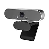 FOUKWAKC 1080P Webcam mit Mikrofon, Laptop Desktop HD Webkamera mit Stereo-Mikrofon, USB-Computer-Webkamera für Streaming, Online-Anrufe, Vedio-Konferenzen, Unterricht und Gaming