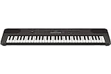 Yamaha Digital Keyboard PSR-E360DW, dunkle Walnuss – Digitales Einsteiger-Keyboard mit 61 Tasten mit Anschlagdynamik – Portable Keyboard im vielseitigen Design für jeden W