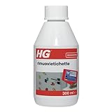 HG Etiketten-Entferner – Reinigungsflüssigkeit geeignet für Klebeentferner, klebriges Material, Teer, Fett und Öl von Oberflächen aus Holz, Metall und Kunststoff, 300