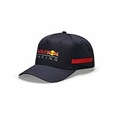 Red Bull Racing - Offizielle Formel 1 Merchandise Kollektion - Streifenkappe - Unisex - Dunkelblau - Einheitsgröß