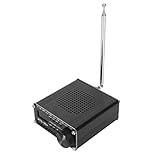 Vollband-Radioempfänger mit Antenne und Lautsprecher, Tragbares Radio FM AM LW MW SW SSB-Signalempfänger, Unterstützt 3,5-mm-Kopfhörerausgang