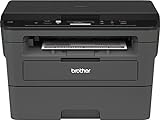 Brother HL-L2390DW All-in-One Wireless Monochrome Laserdrucker für Home Office - Drucken Kopierscannen - USB und WiFi Konnektivität, 32 ppm, 2400 x 600 dpi, Auto Duplex Druck, 250 Blatt, Tillsiy