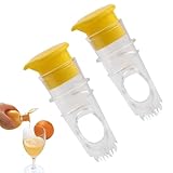 Zitronenpresse Handpresse, Zitruspresse Mit Ausgießer Und Deckel, Handgehaltene Orangenpresse Manuell, Limettenpresse Aus BPA-freiem Für Frischen Fruchtsaft, L