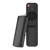 QELLON TV Box Stick Schwarz TV Stick Kunststoff TV Stick Android TV HDR Set Top OS 4K BT5.0 WiFi 6 2,4/5,8G Android 10 Smart Sticks Android Media Play