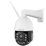 Foscam SD4H 4 MP Dualband WLAN PTZ Dome Überwachungskamera mit 18-fachem optischem Zoom, Personen- und Fahrzeugerkennung, automatischer Verfolgung