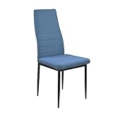 HTI-Living Stuhl Memphis Webstoff Blau Esszimmerstuhl 1-teilig