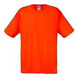 Fruit of the Loom - T-Shirt 'Original T' / Orange, L