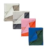 Esprit Premium Wendedecke 130x170 cm - Oeko-TEX Kuscheldecke Baumwolle - Wohndecke Flauschig Weich - Sofadecke XXL - Tagesdecke Couch - Wolldecke B