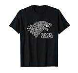 Game of Thrones Startk Winter is Coming on Black T-S