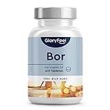 Reines Bor - Hochdosiert mit 3,5 mg Boron - 400 Tabletten für über 1 Jahr Vorrat - Hohe Bioverfügbarkeit durch Vitamin D - 100% vegetarisch & ohne unerwünschte Z