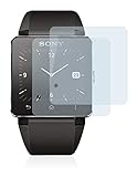 brotect 2x Entspiegelungs-Schutzfolie kompatibel mit Sony Smartwatch 2 Matte Displayschutz-Folie, Anti-Reflex, Anti-Fingerp