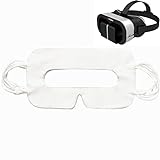 Saidbuds 100 Stück Universal-Einweg-VR-Hygiene-Covesr-VR-Gesichtsschutzpolster, kompatibel mit HTC Vive, PS VR, Gear VR, Sony usw. (weiß)