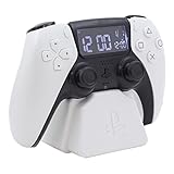 Paladone PlayStation White PS5 Controller Alarm Clock, Officially Licensed M