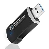 1300 Mbit/s WLAN Stick: 5,8/2,4 G Dualband USB WLAN Stick für PC, USB 3.0 WLAN Adapter PC, 802.11ac MU-MIMO WLAN USB(Plug & Play), Mini USB WLAN Stick für Windows XP/Vista/11/10/8.1/8/ 7