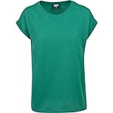 Urban Classics Damen Ladies Extended Shoulder Tee T-Shirt, fresh green, XL
