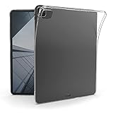 kwmobile Hülle kompatibel mit Apple iPad Pro 12,9' (2018,2020,2021) Hülle - weiches TPU Silikon Case transparent - Tablet Cover Transp