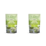 Dragon Superfoods Green Det'x Mix-Spirulina, Chlorella, Gerstengras und Weizengras. 100% Bio, Gluten free und Vegan - 200g (Packung mit 2)