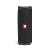 JBL Flip 5 Bluetooth Box (Wasserdichter, portabler Lautsprecher mit umwerfendem Sound, bis zu 12 Stunden kabellos Musik abspielen) schw