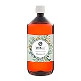 VitaFeel Rizinusöl - 100% reines kaltgepresstes Öl, nativ Ph. Eur., 1000 ml, Wimpern Serum, Haaröl, natürliche Haarpfleg