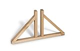 WEIDENPROFI Holz Standfuß für Raumteiler, Aufsteller für Paravent Modell ELEGANT, Einschub für 3 cm R