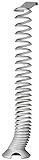 Gedotec Kabeldurchführung flexibel Schreibtisch Spiralform rund Kabelschlange höhen-verstellbar Bürotische - H5259 | Kabelleitung Kunststoff schwarz matt | Tisch-Organizer zum Schrauben | 1 Stück