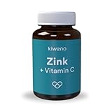 Zink + Vitamin C Tabletten | 15 mg Zinkbisglycinat | 500 mg pflanzliches Vitamin C aus Camu Camu Extrakt | 60 Tabletten | vegan | nur 1 Tablette täglich | 2-M