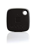 Gigaset keeper Schlüsselfinder - Schnelles Wiederfinden von wertvollen Dingen mit Bluetooth und Signalton, LED-Licht, einfache Installation mit der kostenlosen App, 1er-Pack, schw